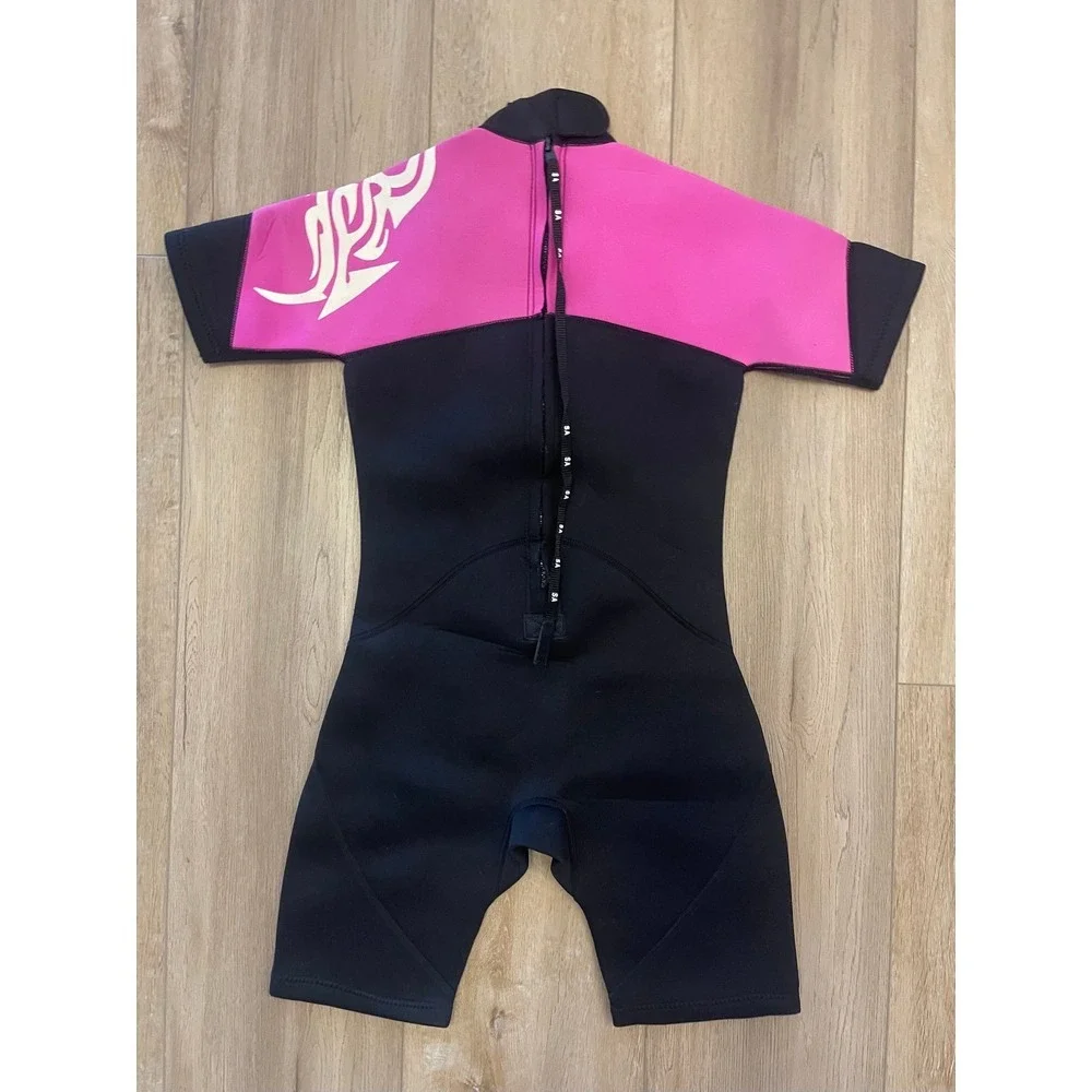 Youth Swimwear Pink/Black/Gray Wetsuit‎